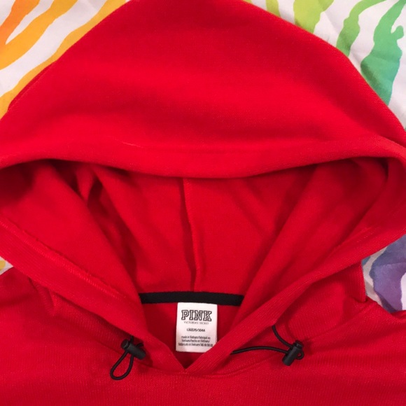 PINK Victoria Secret Sweater Knit Pullover Hoodie - Picture 4 of 9